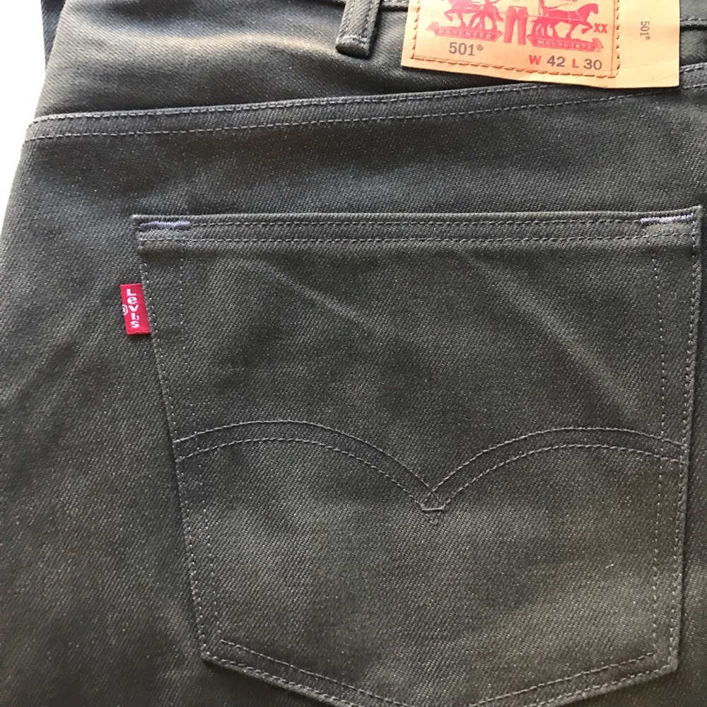 Levi 501 42x30 white cone denim - Picture 5 of 7